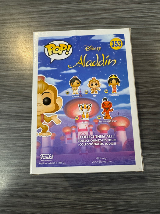 Funko POP! Disney: Abu (Flocked)(Limited Exclusive)(Damaged Box) #353