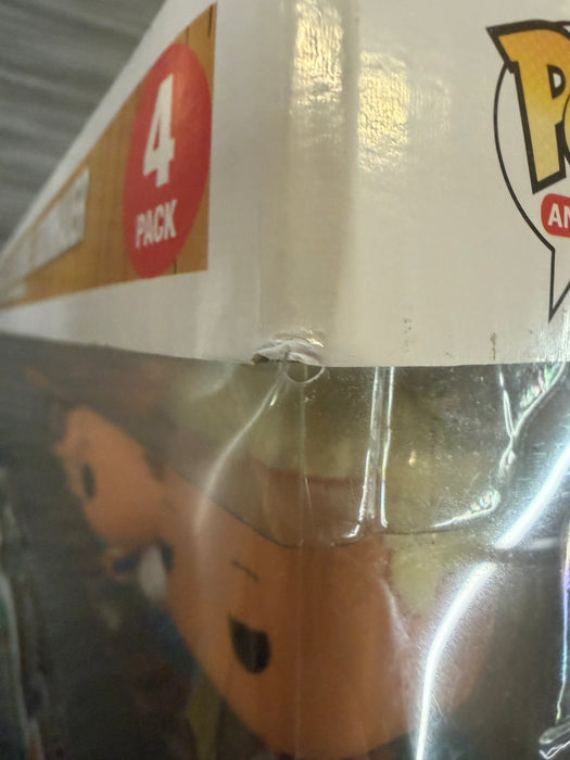 Funko POP! Animation: King of The Hill - Dale Gribble/ Hank Hill/ Bill Dauterive/ Boomhauer (Funko Sticker/Gamestop)(Damaged Box)[4 Pack]