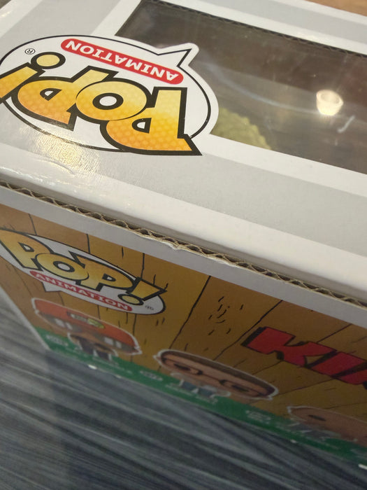 Funko POP! Animation: King of The Hill - Dale Gribble/ Hank Hill/ Bill Dauterive/ Boomhauer (Funko Sticker/Gamestop)(Damaged Box)[4 Pack]
