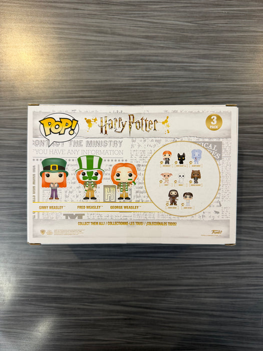 Funko POP! Harry Potter: Ginny Weasley, Fred Weasley & George Weasley (2019 Spring Convention)(Damaged Box) [3-Pack]