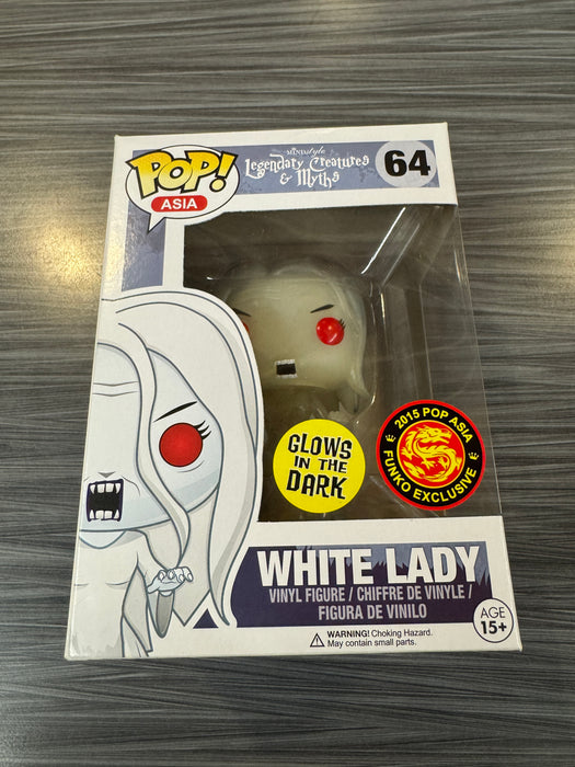 Funko POP! Asia: Legendary Creatures & Myths - White Lady (GiTD)(2015 POP ASISA)(Damaged Box)[B] #64