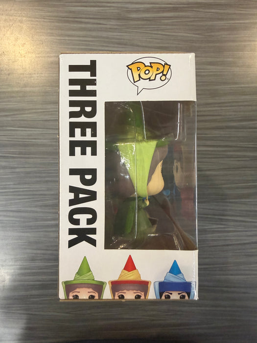 Funko POP! Disney: Sleeping Beauty - Fauna/ Flora/ Merryweather (2019 Spring Convention)(Damaged Box)[3Pack]