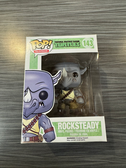 Funko POP! Television: Teenage Mutant Ninja Turtles - Rocksteady (Damaged Box)[B] #143