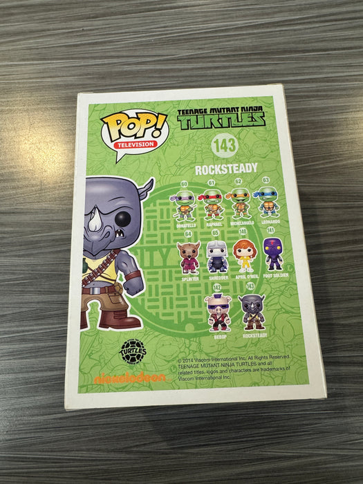 Funko POP! Television: Teenage Mutant Ninja Turtles - Rocksteady (Damaged Box)[B] #143
