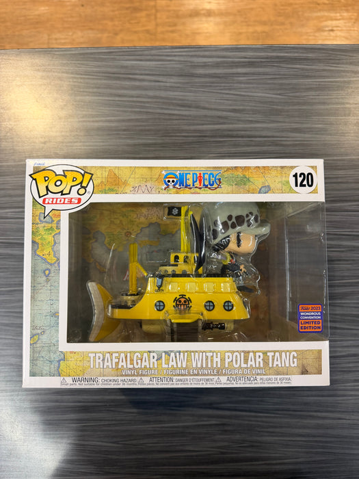 Funko POP! Rides: One Piece - Trafalgar Law w/ Polar Tang (2023 Wondrous Convention)(Damaged Box)[A] #120
