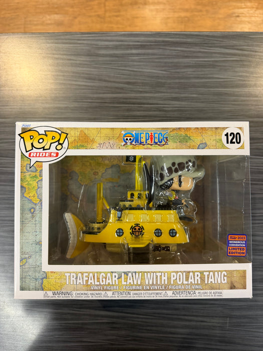 Funko POP! Rides: One Piece - Trafalgar Law w/ Polar Tang (2023 Wondrous Convention)(Damaged Box)[B] #120