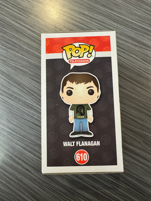 Funko POP! Television: Secret Stash - Walt Flanagan (Signed/Walt Flanagan)(Damaged Box) #610