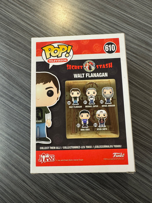 Funko POP! Television: Secret Stash - Walt Flanagan (Signed/Walt Flanagan)(Damaged Box) #610