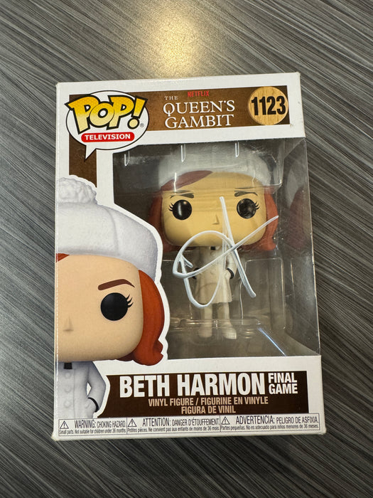 Funko POP! Television: The Queen's Gambit - Beth Harmon Final Game (Signed/Anya Taylor-Joy/Beckett)(Damaged Box) #1123