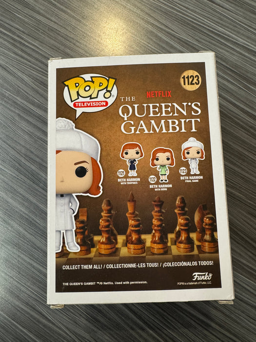 Funko POP! Television: The Queen's Gambit - Beth Harmon Final Game (Signed/Anya Taylor-Joy/Beckett)(Damaged Box) #1123