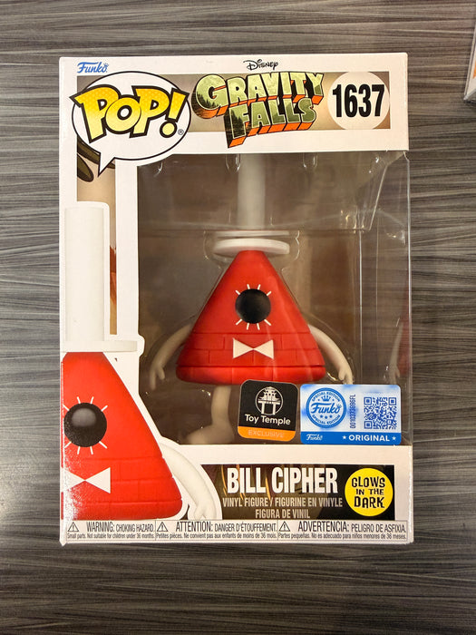 Funko POP! Disney: Gravity Falls - Bill Cipher (GiTD)(Black Toy Temple/Funko Sticker) #1637