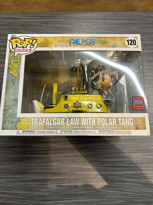 Funko POP! Rides: One Piece - Trafalgar Law w/ Polar Tang (2023 Wondrous Convention)(Damaged Box)[B] #120