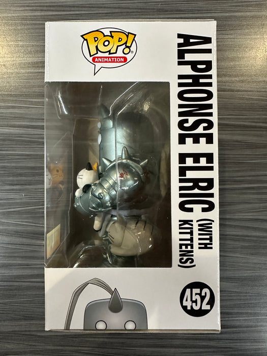 Funko POP! Animation: Fullmetal Alchemist - Alphonse Elric with Kittens (Hot Topic)(Damaged Box*) #452