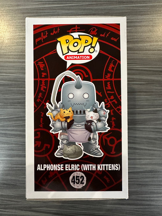 Funko POP! Animation: Fullmetal Alchemist - Alphonse Elric with Kittens (Hot Topic)(Damaged Box*) #452