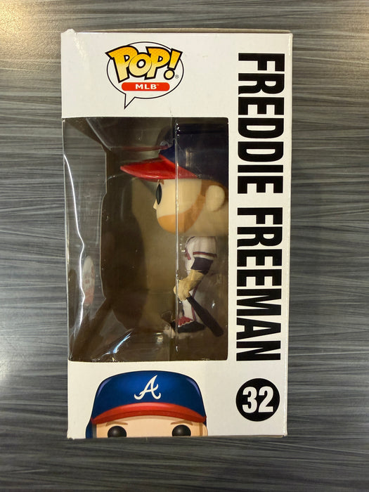 Funko POP! MLB: Braves - Freddie Freeman [Home Jersey](Braves Exclusive 15,000 Pcs)(Damaged Box) #32