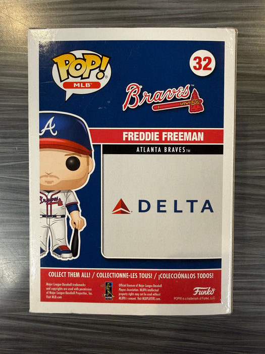 Funko POP! MLB: Braves - Freddie Freeman [Home Jersey](Braves Exclusive 15,000 Pcs)(Damaged Box) #32