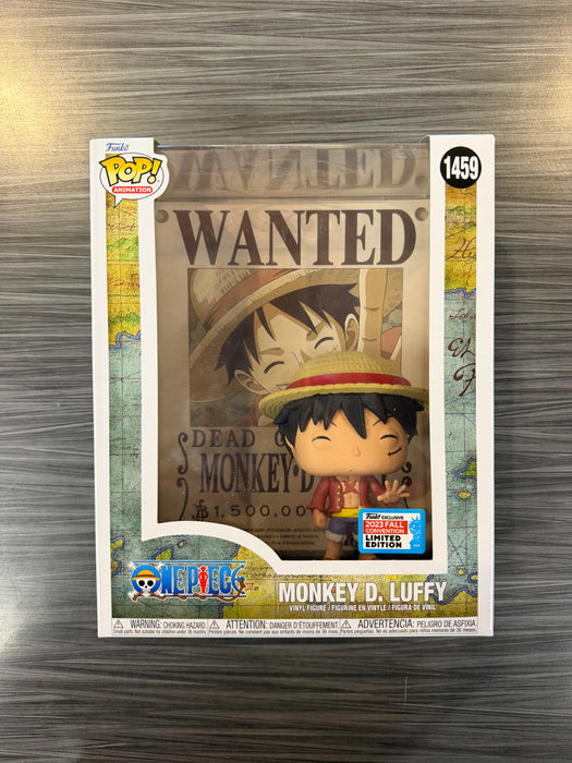 Funko POP! Animation: One Piece - Monkey D. Luffy [Wanted Poster] (2023 Fall Convention)(Damaged Box)[A] #1459