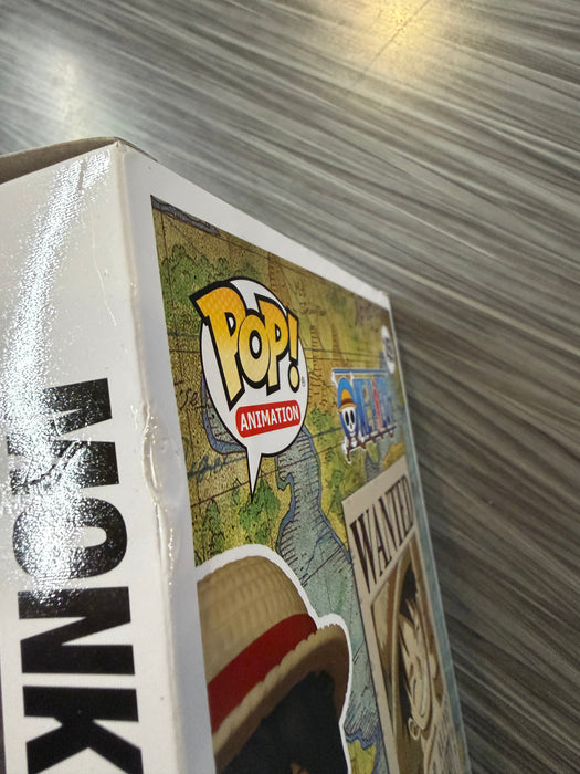 Funko POP! Animation: One Piece - Monkey D. Luffy [Wanted Poster] (2023 Fall Convention)(Damaged Box)[A] #1459