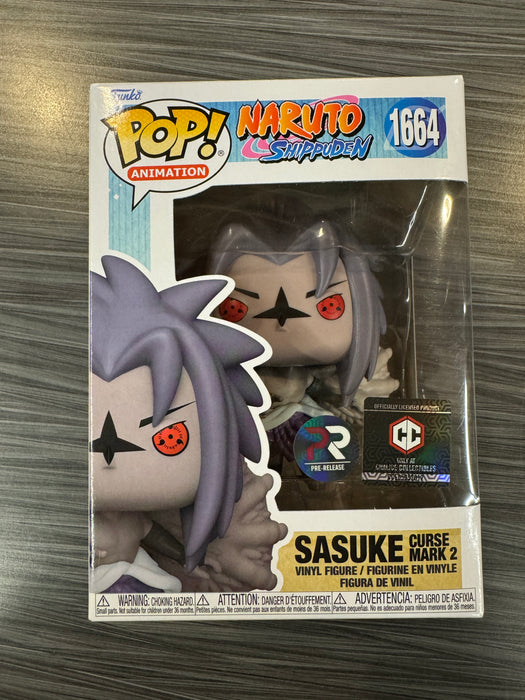 Funko POP! Animation: Naruto Shippuden - Sasuke Curse Mark 2 (Pre-Release Chalice) #1664
