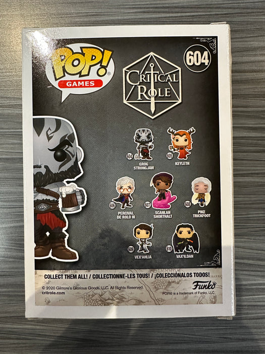 Funko POP! Games: Critical Role - Grog Strongjaw (Damaged Box) #604