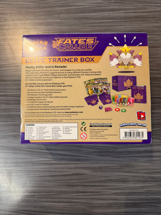 Pokémon XY Fates Collide Elite Trainer Box