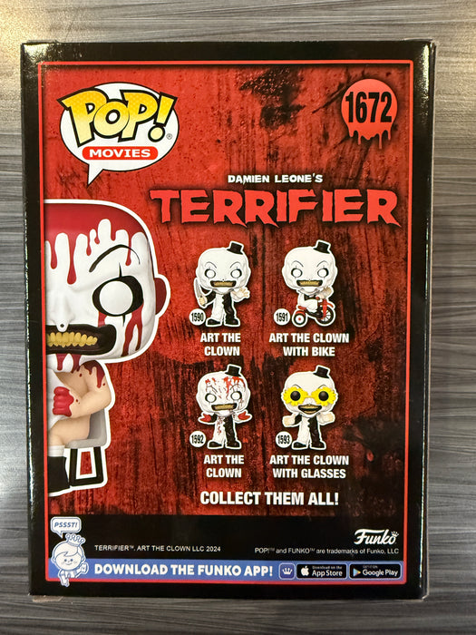Funko POP! Movies: Terrifier - Art The Clown (2024 Hot Topic Scare Fair)(Signed/David Howard Thorton/JSA) #1672