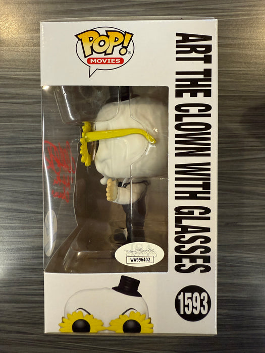Funko POP! Movies: Terrifier - Art The Clown With Glasses (Funko)(Signed/David Howard Thorton/JSA)[A] #1593