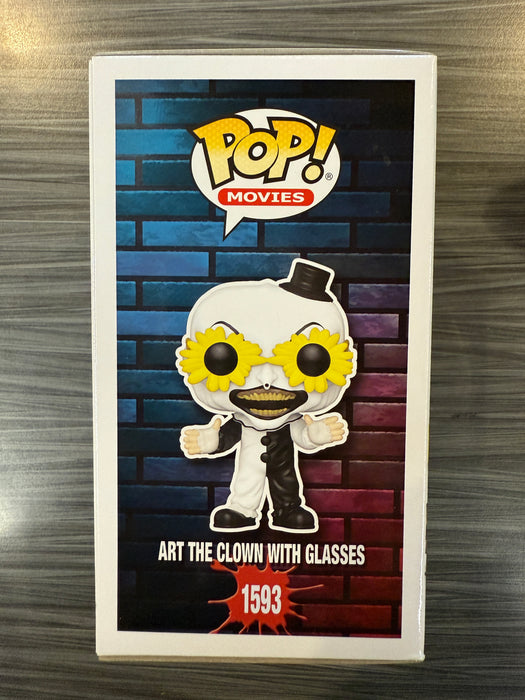 Funko POP! Movies: Terrifier - Art The Clown With Glasses (Funko)(Signed/David Howard Thorton/JSA)[A] #1593