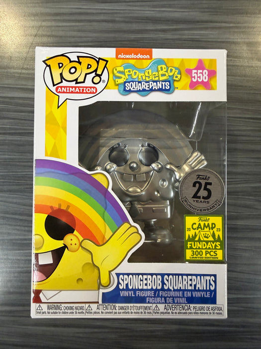 Funko POP! Animation: Spongebob Squarepants (25 Years Funniversary)(2023 Camp Fundays)(300PCS)(Damaged Box)[B] #558