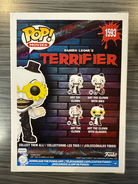 Funko POP! Movies: Terrifier - Art The Clown With Glasses (Funko)(Signed/David Howard Thorton/JSA)[C] #1593