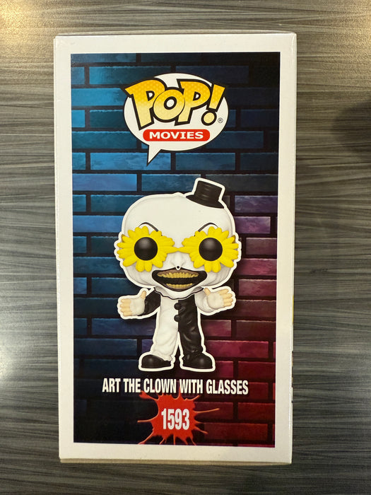 Funko POP! Movies: Terrifier - Art The Clown With Glasses (Funko)(Signed/David Howard Thorton/JSA)[C] #1593