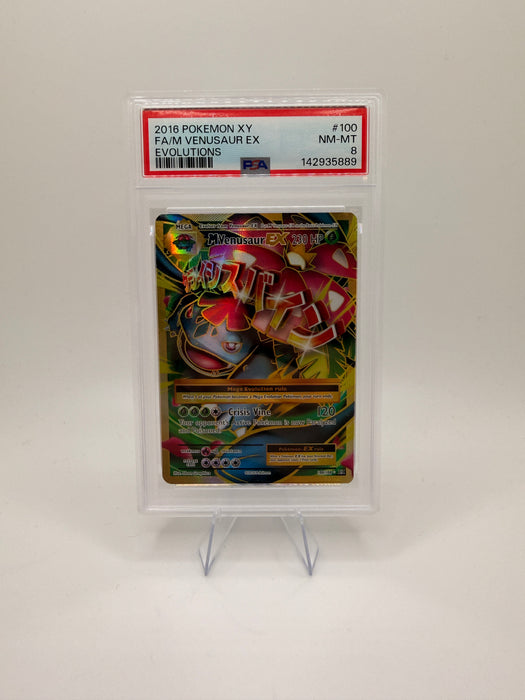 2016 POKEMON XY M Venusaur EX #100 Evolutions [NM-MT PSA 8]
