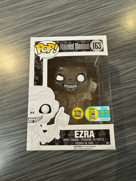 Funko POP! The Haunted Mansion: Ezra (GITD)(2016 SDCC)(Damaged Box) #163