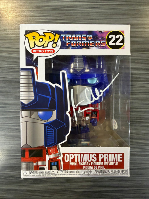 Funko POP! Retro Toys: Transformers - Optimus Prime (Signed/Peter Cullen/PSA)(Damaged Box) #22
