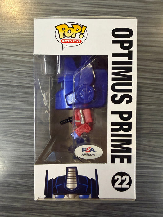 Funko POP! Retro Toys: Transformers - Optimus Prime (Signed/Peter Cullen/PSA)(Damaged Box) #22