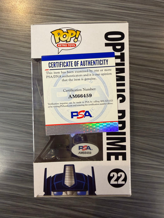 Funko POP! Retro Toys: Transformers - Optimus Prime (Signed/Peter Cullen/PSA)(Damaged Box) #22