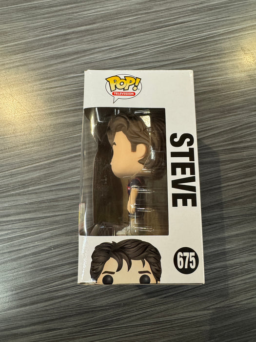 Funko POP! Television: Stranger Things - Steve (2018 SDCC)(1800 PCS)(Damaged Box) #675