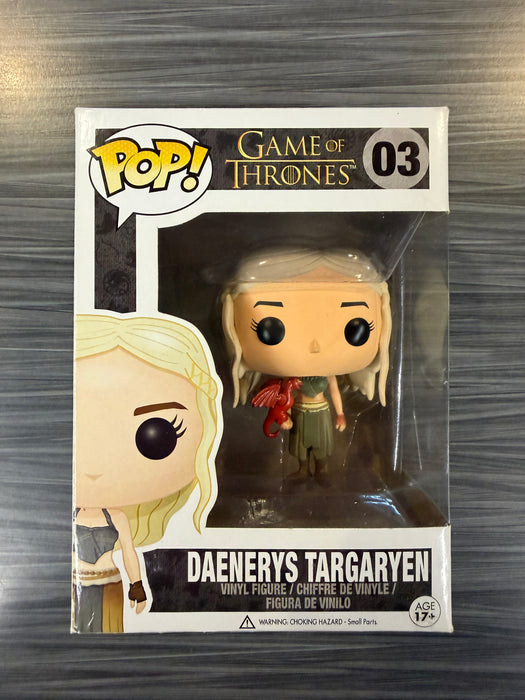 Funko POP! Game of Thrones: Daenerys Targaryen [Red Dragon](Damaged Box*) #03