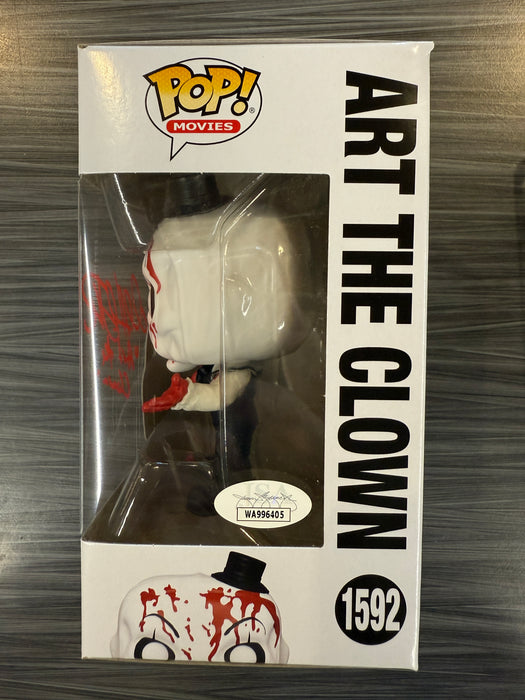 Funko POP! Movies: Terrifier - Art The Clown [Bloody] (Signed/David Howard Thorton/JSA) [A] #1592