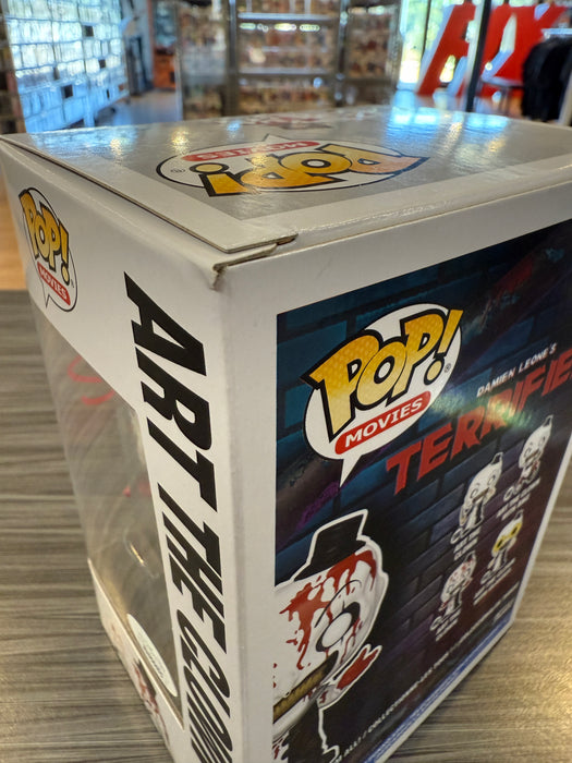 Funko POP! Movies: Terrifier - Art The Clown [Bloody] (Signed/David Howard Thorton/JSA) [A] #1592