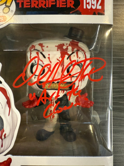 Funko POP! Movies: Terrifier - Art The Clown [Bloody] (Signed/David Howard Thorton/JSA) [A] #1592
