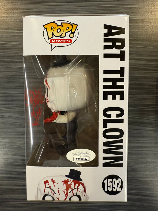 Funko POP! Movies: Terrifier - Art The Clown [Bloody] (Signed/David Howard Thorton/JSA) [B] #1592