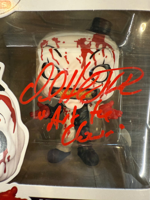 Funko POP! Movies: Terrifier - Art The Clown [Bloody] (Signed/David Howard Thorton/JSA) [B] #1592