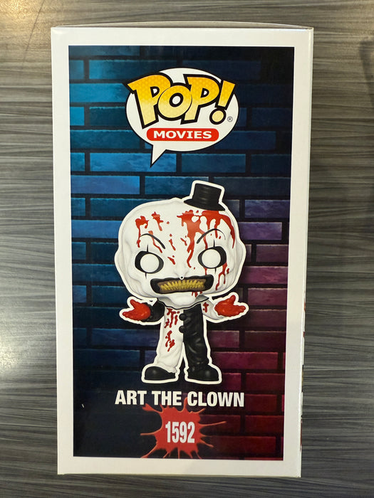 Funko POP! Movies: Terrifier - Art The Clown [Bloody] (Signed/David Howard Thorton/JSA) [C] #1592