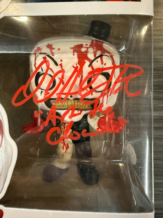 Funko POP! Movies: Terrifier - Art The Clown [Bloody] (Signed/David Howard Thorton/JSA) [C] #1592