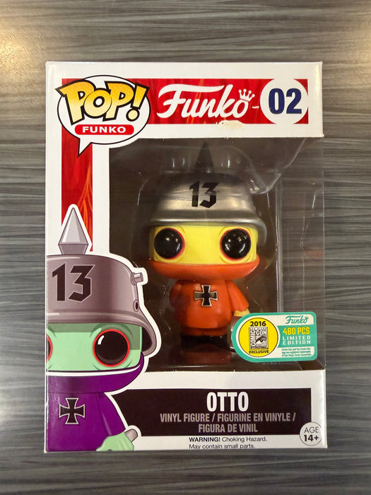 Funko POP! Funko: Otto [Orange](2016 SDCC 480 PCS)(Damaged Box) #02