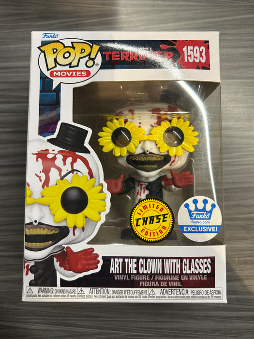 Funko POP! Movies: Terrifier - Art The Clown With Glasses (Funko)(CHASE)(Damaged Box)[A] #1593