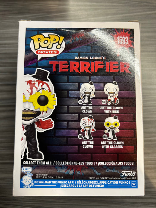 Funko POP! Movies: Terrifier - Art The Clown With Glasses (Funko)(CHASE)(Damaged Box)[A] #1593