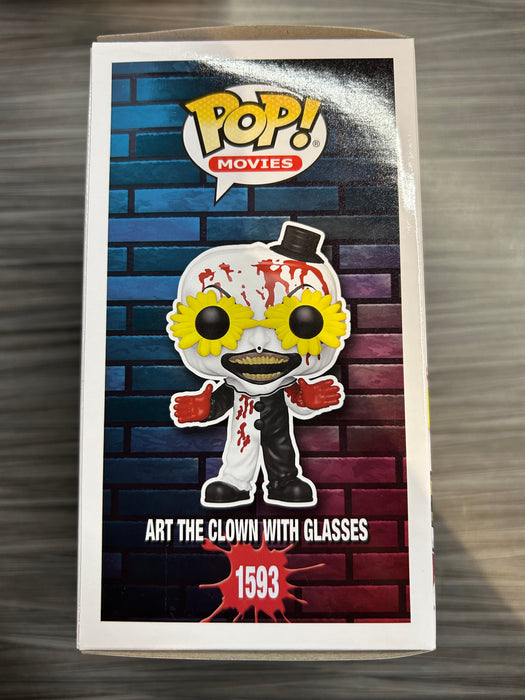 Funko POP! Movies: Terrifier - Art The Clown With Glasses (Funko)(CHASE)(Damaged Box)[A] #1593