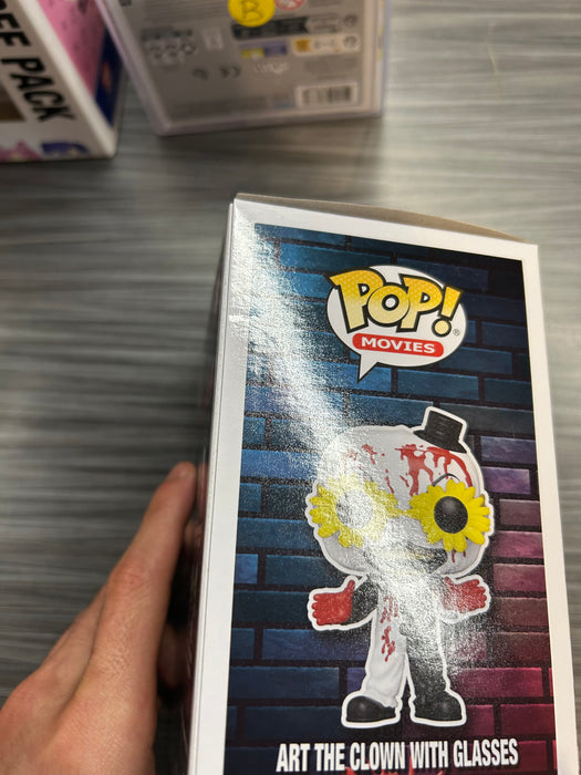 Funko POP! Movies: Terrifier - Art The Clown With Glasses (Funko)(CHASE)(Damaged Box)[A] #1593